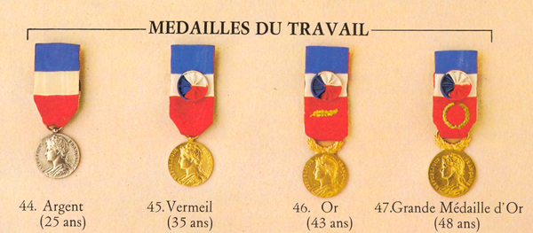Médaille du travail : une distinction honorifique pour les
